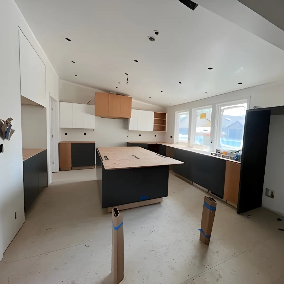 Kitchen in Cupertino before remodeling by Alpine Haus Construction